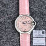 Swiss Copy Cartier Ballon Bleu de 33mm NH05 Automatic Watch Pink Version_th.jpg